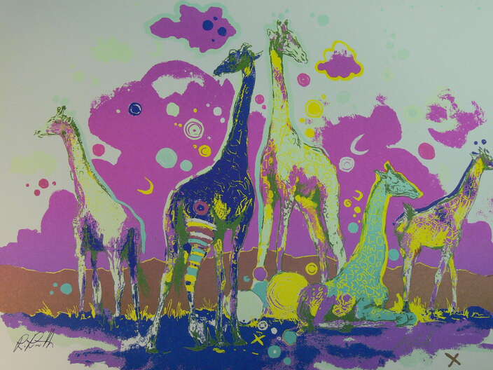 8 giraffen